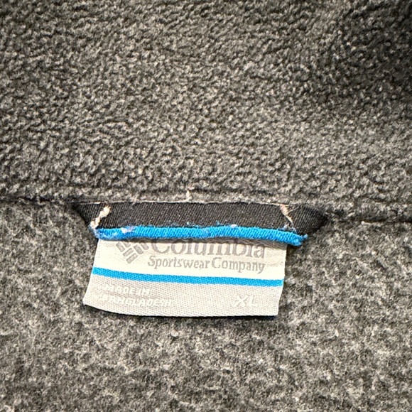 Columbia Dark Charcoal Full-Zip Fleece Vest - Picture 2 of 5